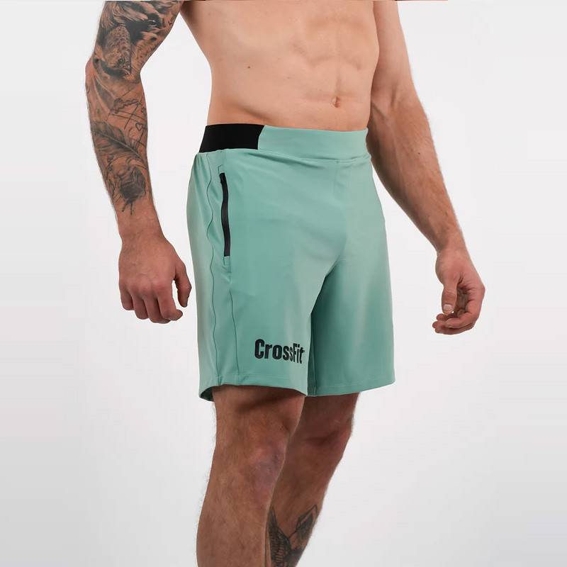 Mens CrossFit Shorts Northern Spirit knight 7 green