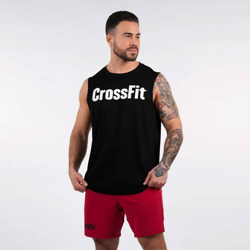 Mens CrossFit Rider tank top black