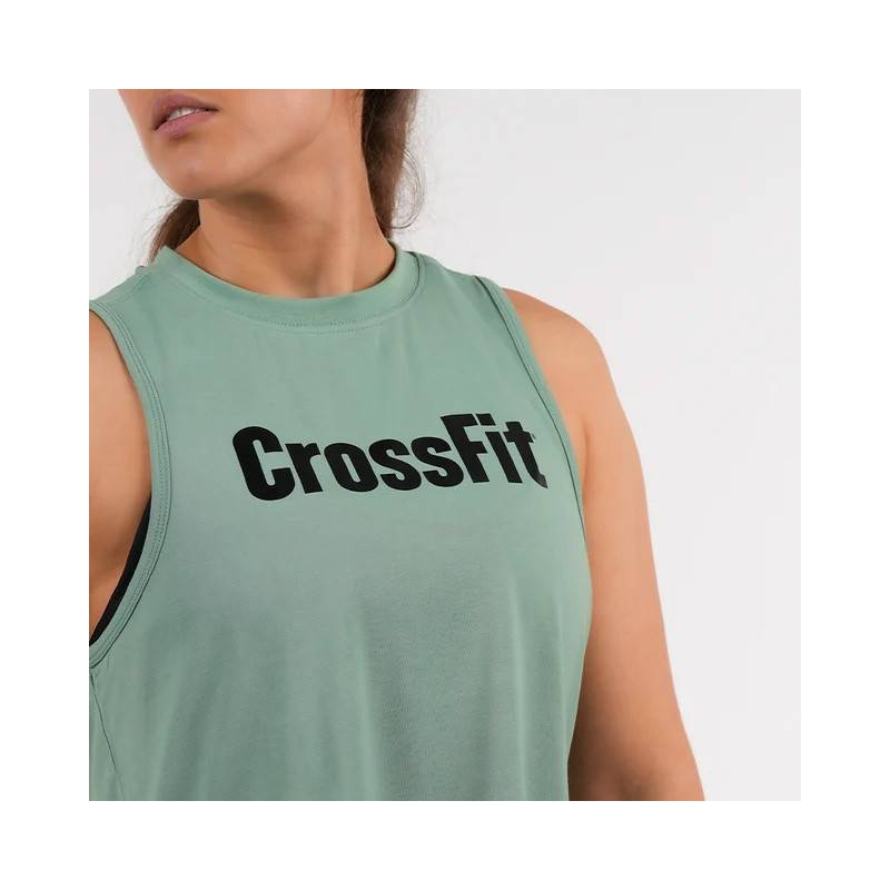 Womens CrossFit Thaesia Northern Spirit Top - green