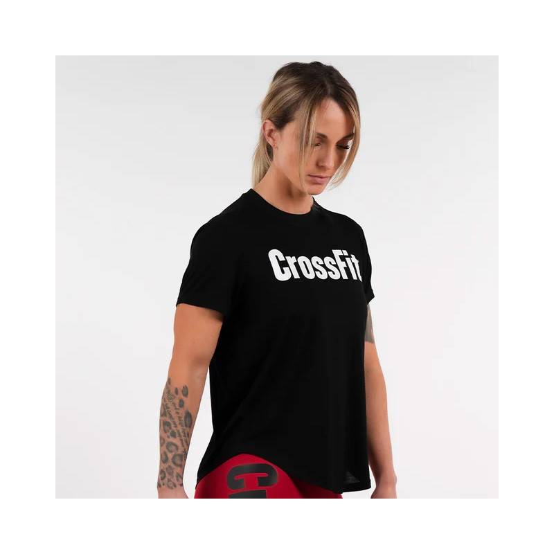 Dámské tričko CrossFit Northern Spirit epaulet - černé