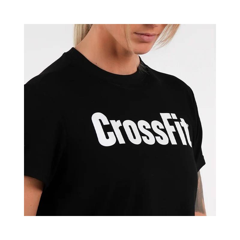 Dámské tričko CrossFit Northern Spirit epaulet - černé