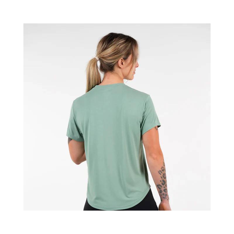 Woman T-Shirt CrossFit Northern Spirit epaulet - green