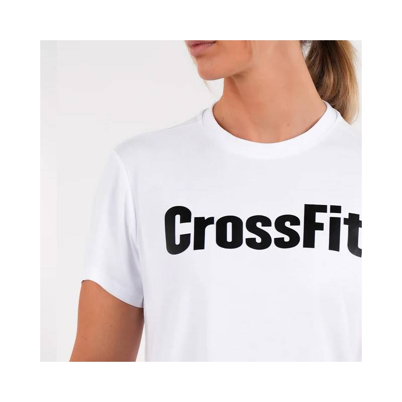 Womens CrossFit Northern Spirit epaulet - white