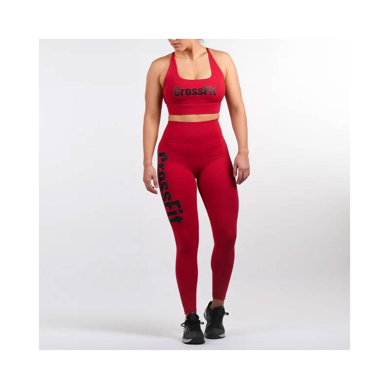 Womens CrossFit Northern Spirit Leggings - red