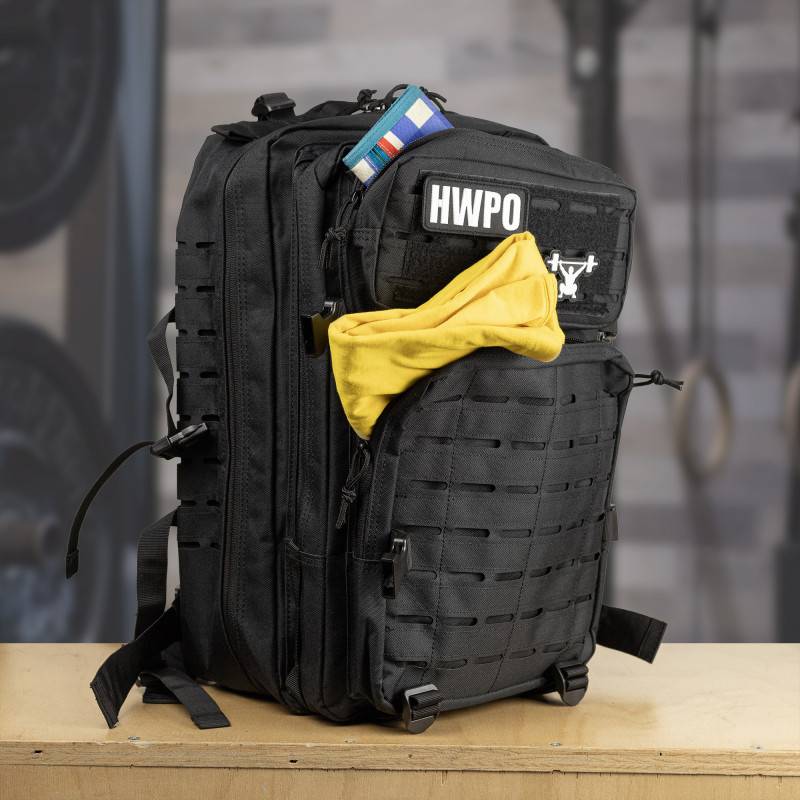 Fitness backpack WORKOUT - black