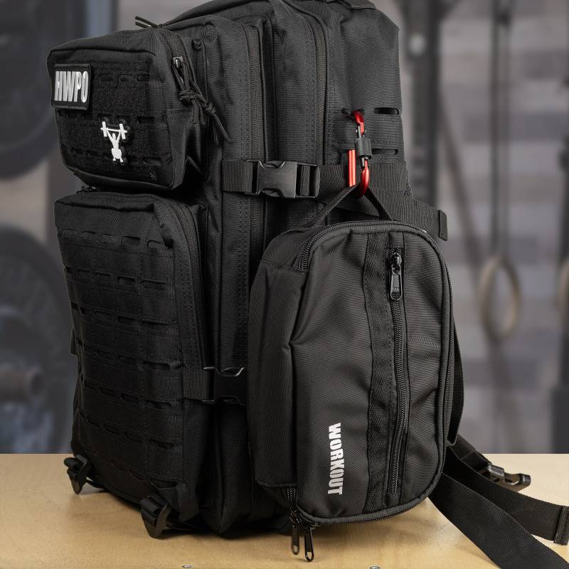 Fitness backpack WORKOUT - black