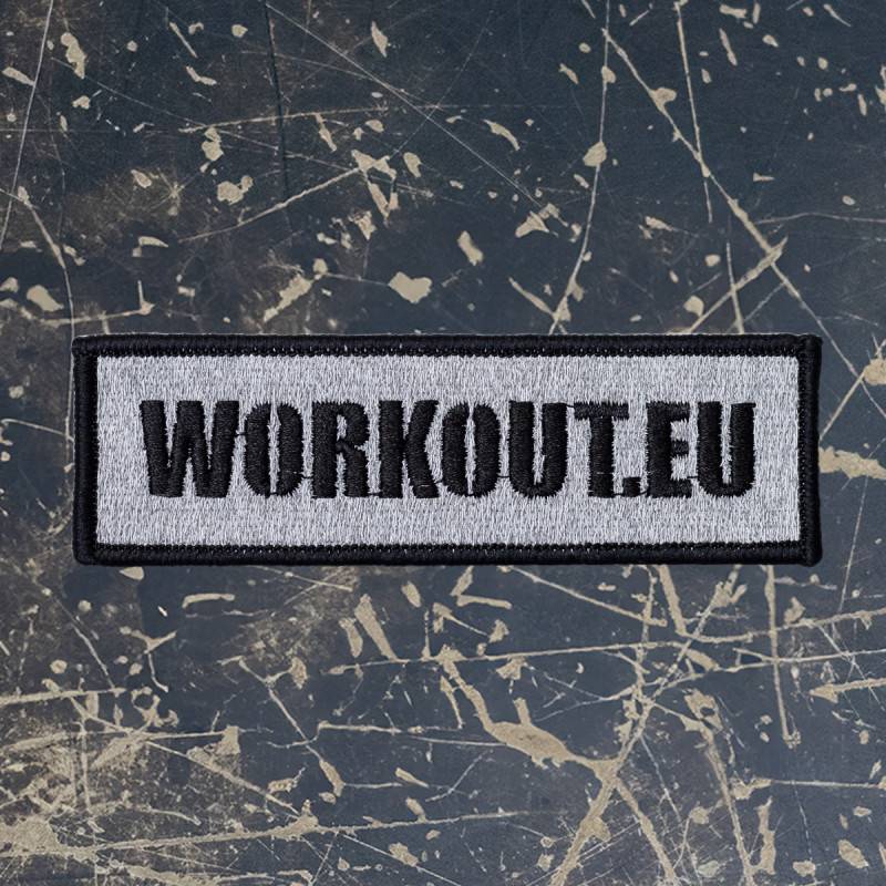 Velcro patch WORKOUT - 11 x 3,5 cm