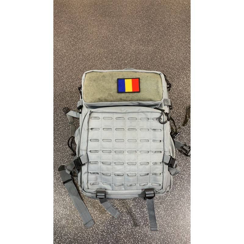 Velcro patch Romanian flag  7 x 5 cm