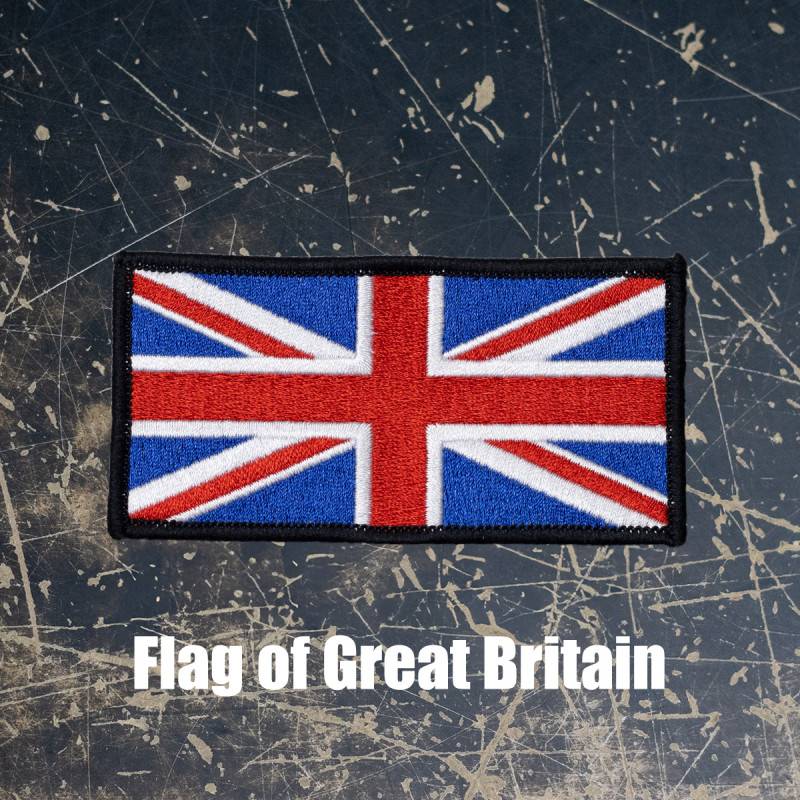 Velcro patch English flag  10 x 5 cm