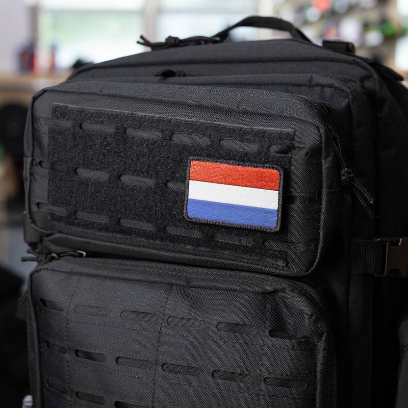 Velcro patch Dutch flag 7 x 5 cm 