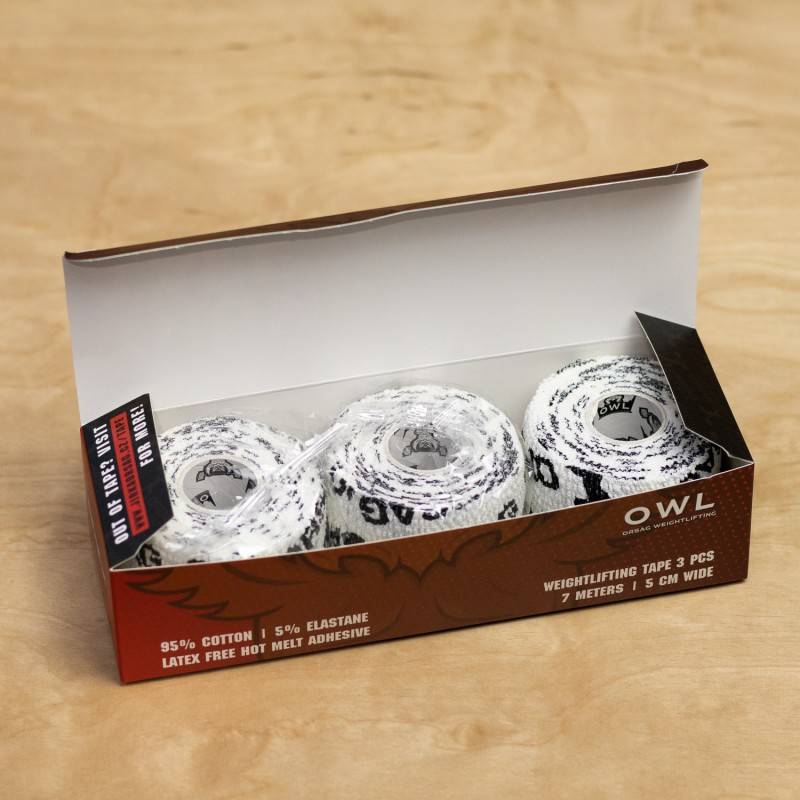 Thumb tape Orsag - set of 3 pieces (white)