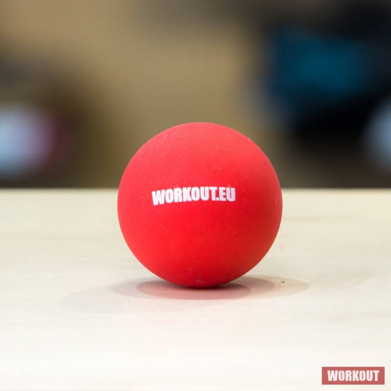 Massage Lacrosse ball WORKOUT - red