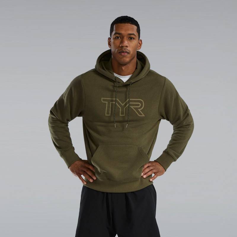 Man hoodie TYR - zelená