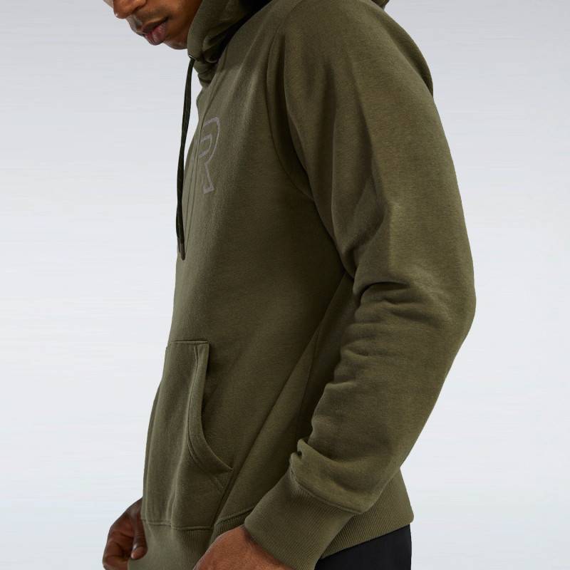 Mens hoodie TYR - green