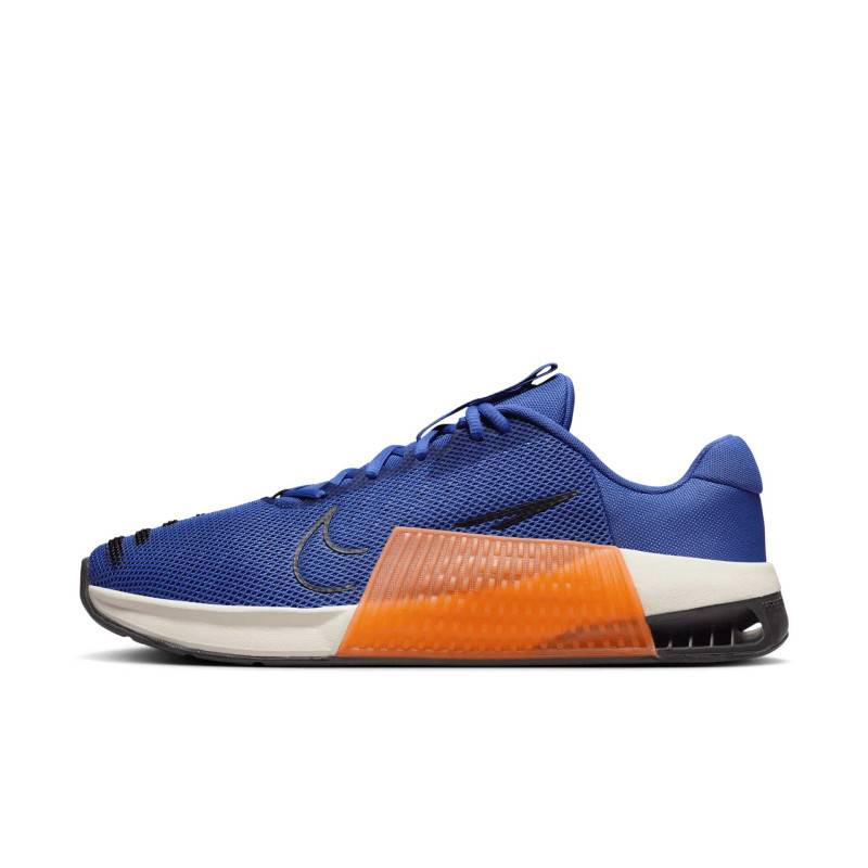 Mens CrossFit Shoes Nike Metcon 9 - Blue - Orange