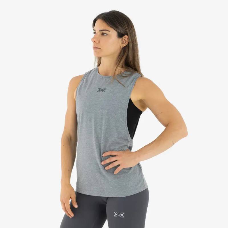 Damen top Picsil Premium Sleeveless - grey