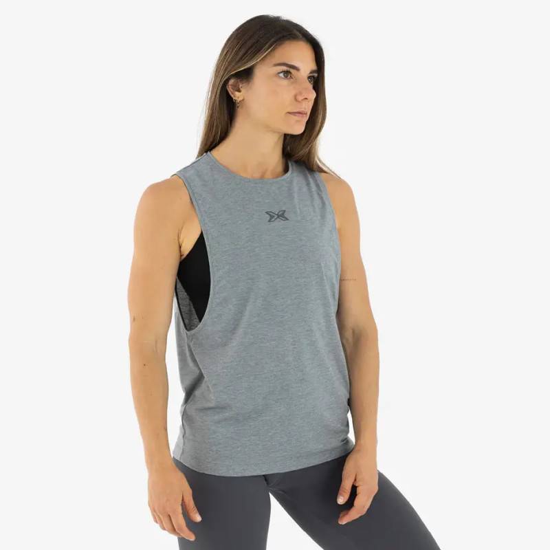 Damen top Picsil Premium Sleeveless - grey