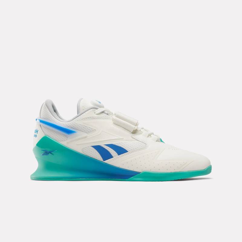 Man Shoes Legacy Lifter III - Chalk/Unleashed Green/Kinetic Blue