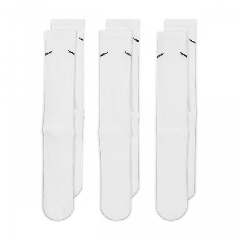 Socks Unisex NK V CUSH CREW - 3P VALUE-white