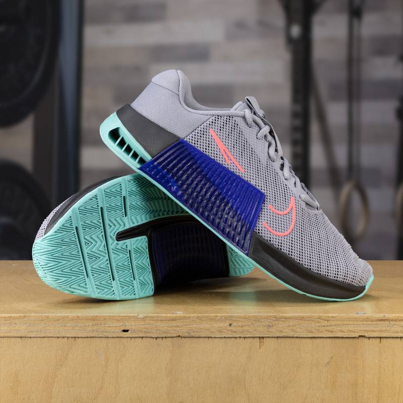 Men CrossFit Shoes Nike Metcon 9 - grey/blue/orange