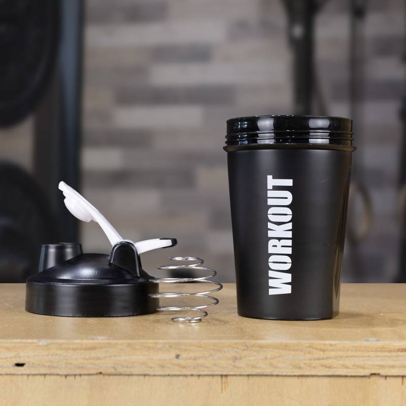 Shaker WORKOUT 400 ml - black