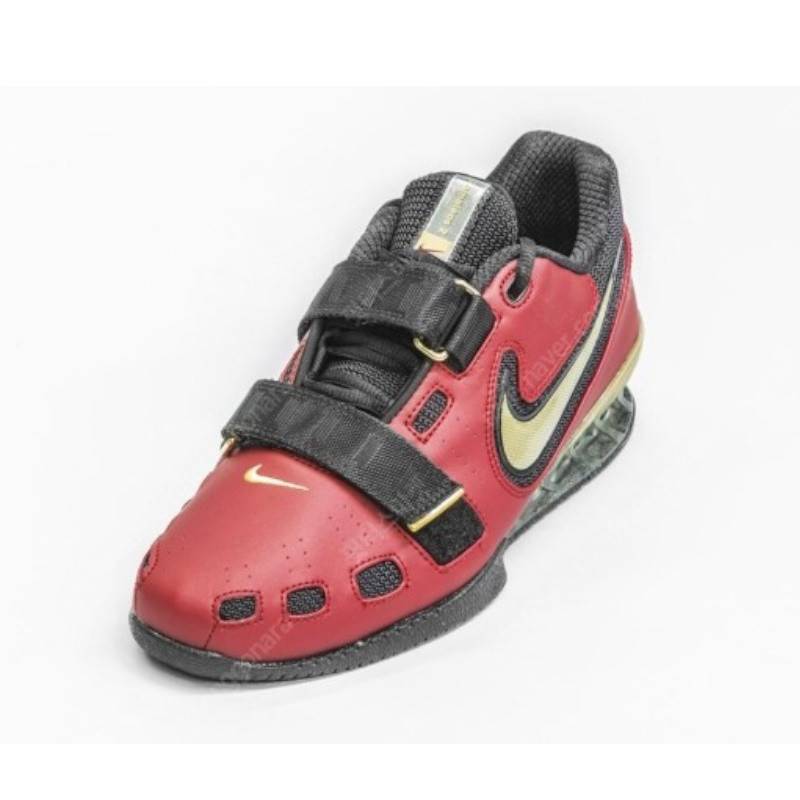 Mens weightlifting shoes Nike Romaleos 2 - Varsity Red / Gold / Black