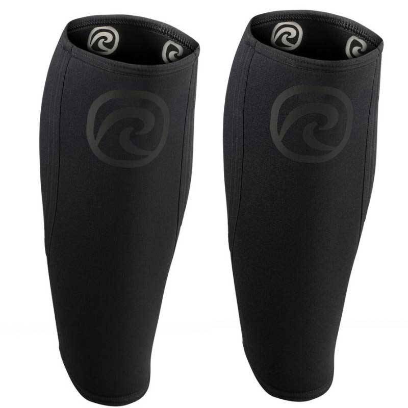 Calf/shin bandage RX 5 mm, black/carbon (2 pieces)