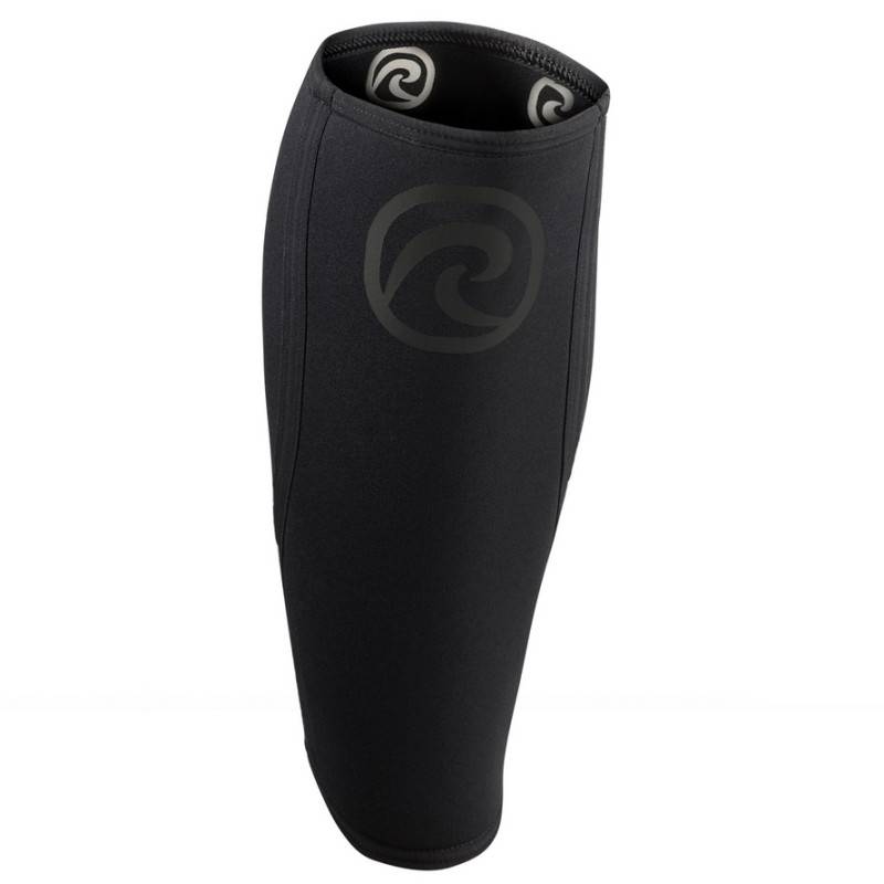 Calf/shin bandage RX 5 mm, black/carbon (2 pieces)