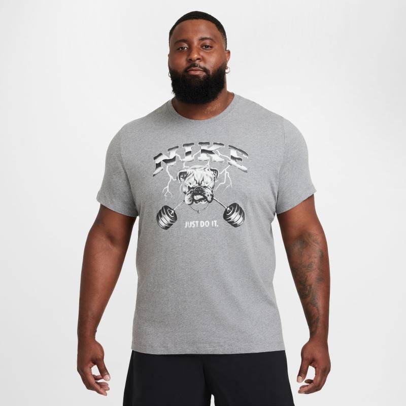 Man T-Shirt Nike grey