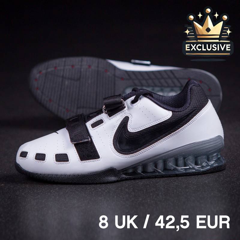 Pánské boty Nike Romaleos 2 - White / Black - unikátní 42.5 EUR