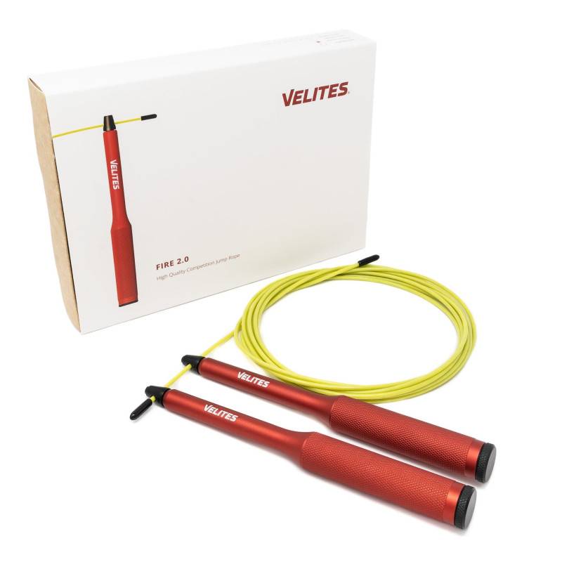 Velites Fire 2.0 speed jump rope - red