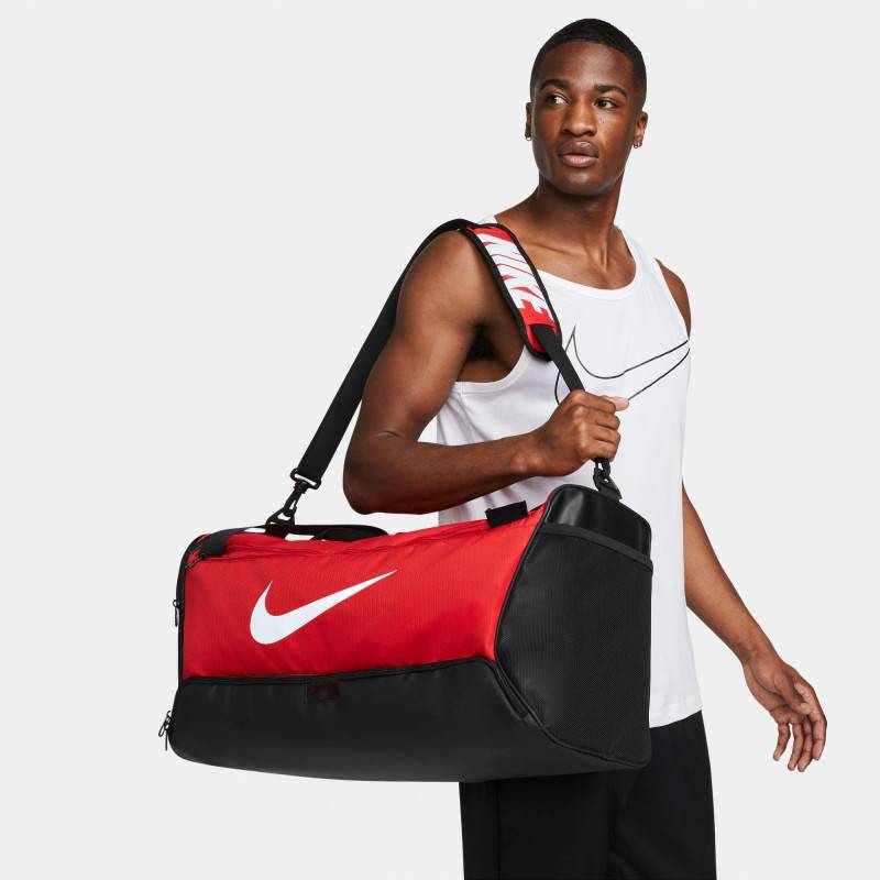 Fitness Bag Nike Brasilia 60l - red