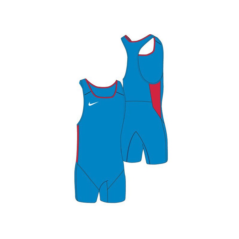 Pánský trikot Nike Weightlifting Singlet blue/scarlet