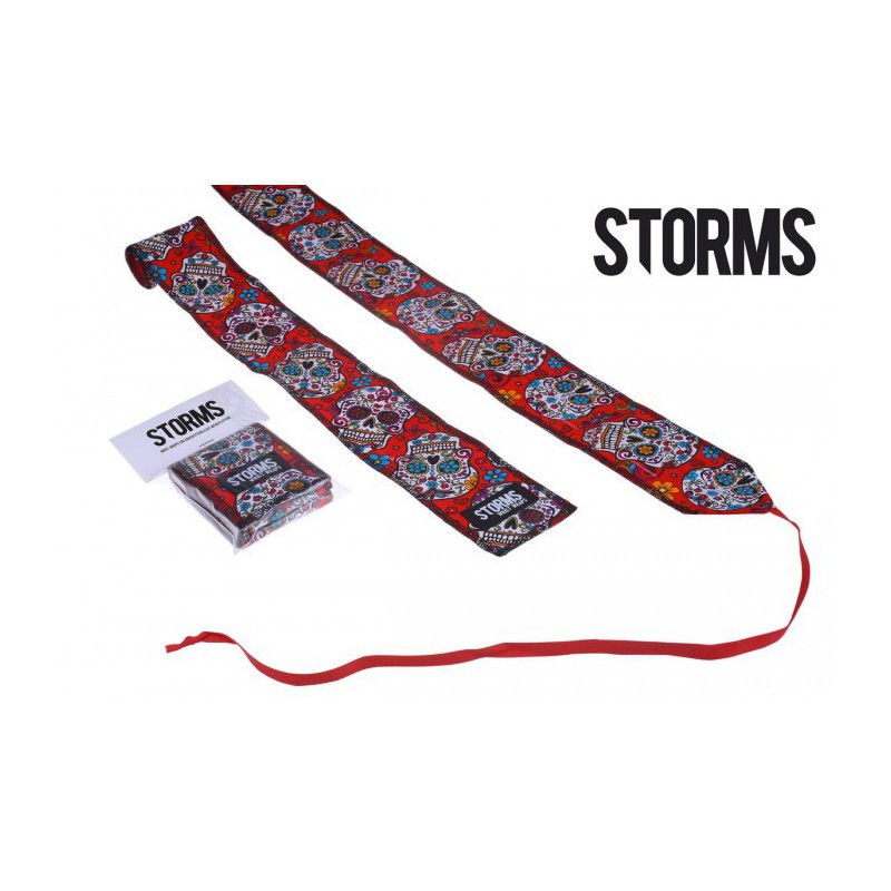 STORMS Wrist Wraps™ Red Skull