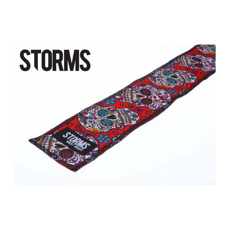 STORMS Wrist Wraps™ Red Skull