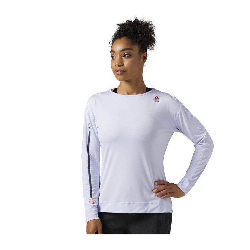 Dámská mikina CrossFit JACQUARD LS TEE BQ7400