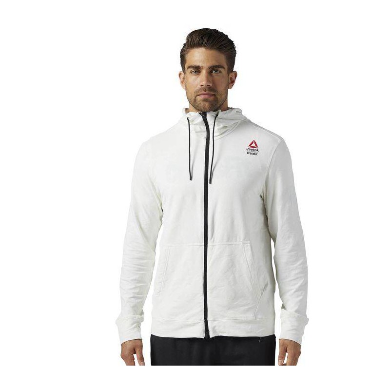 Pánská mikina CrossFit JACQUARD FULL ZIP BQ7677