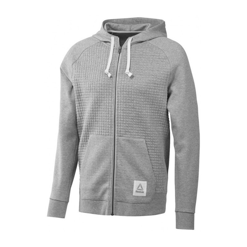 Pánská mikina EL QUILTED FULL ZIP CD9287