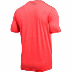 Man functional T-Shirt Under Armour THREADBORNE FTD EMBOSS - orange