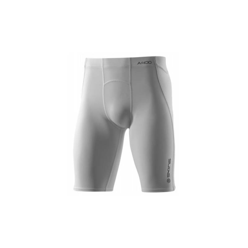 Man compression poloviční Tight Skins Bio A400 White