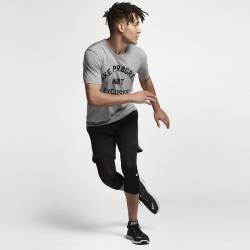 Man T-Shirt Nike - NO EXCUSE - šedá