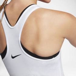 Woman Top Nike Pro - Just Do It - white