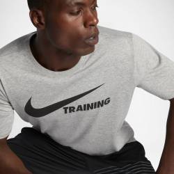 Man T-Shirt Nike TRAINING SWOOSH - grey
