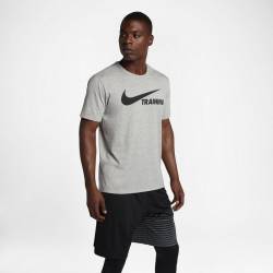 Man T-Shirt Nike TRAINING SWOOSH - grey