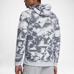 Man training hoodie s kapucí Nike Dry platinum