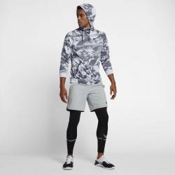 Man training hoodie s kapucí Nike Dry platinum