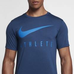 Man T-Shirt Athlete blue