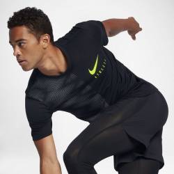 Man T-Shirt Athlete WALL black