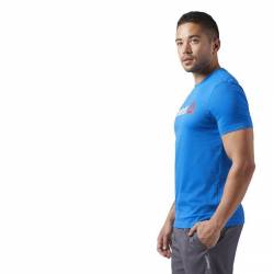 Man T-Shirt QQR- Reebok Linear Read