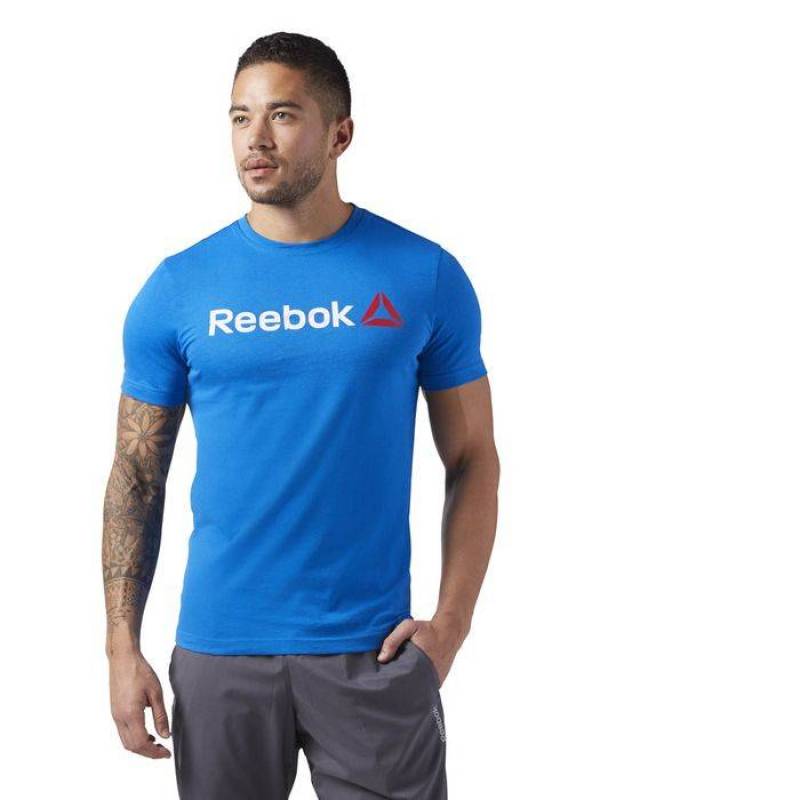 Man T-Shirt QQR- Reebok Linear Read